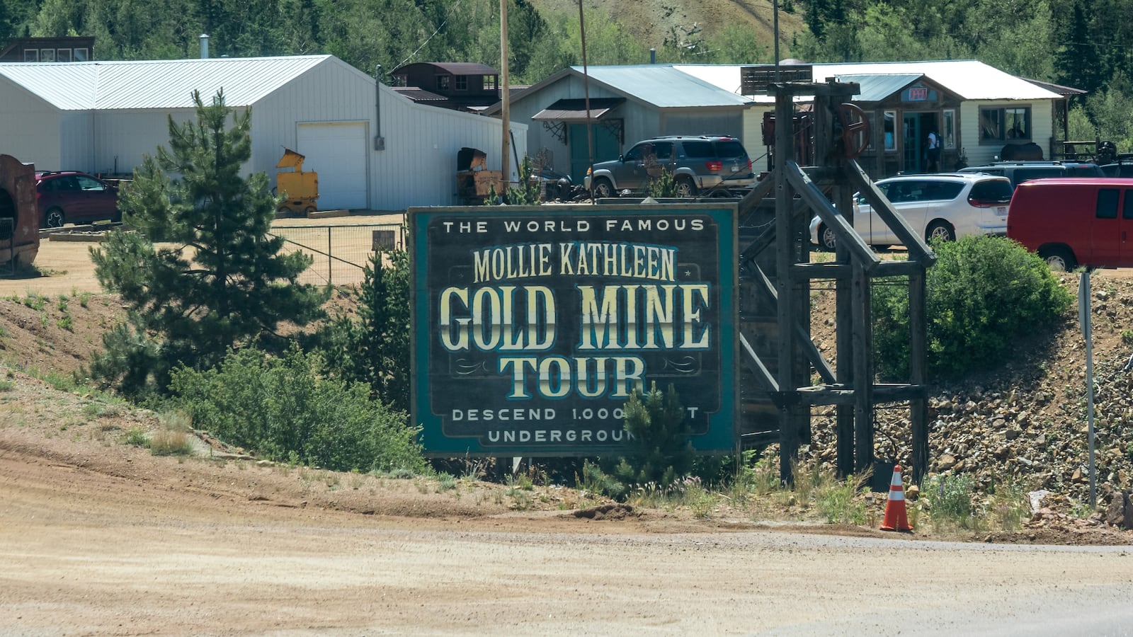 The Molly Kathleen gold mine in Cripple Creek, CO.