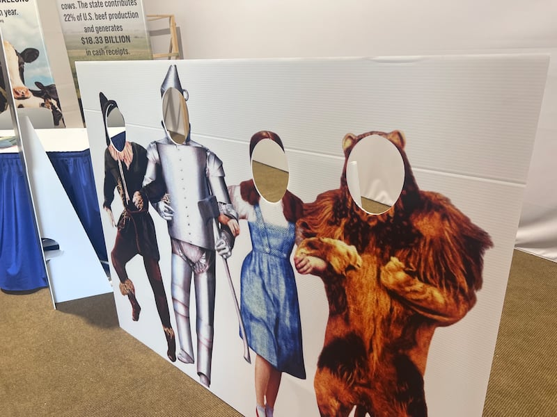 Kansas' display leaned into the Wizard Of Oz.