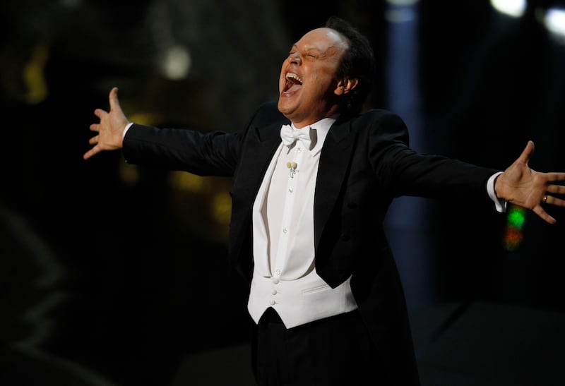 Billy Crystal hosts the Oscars for the ninth time 2012