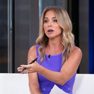 NEW YORK, NEW YORK - JUNE 27: Dr. Nicole Saphier interviews Johnny Joey Jones, author of Fox News Books' "Unbroken Bonds of Battle," at "Outnumbered" at Fox News Studios on June 27, 2023 in New York City. (Photo by John Lamparski/Getty Images)