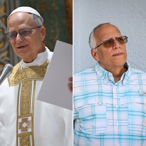 Pope Leo XIV and his brother Louis Prevost