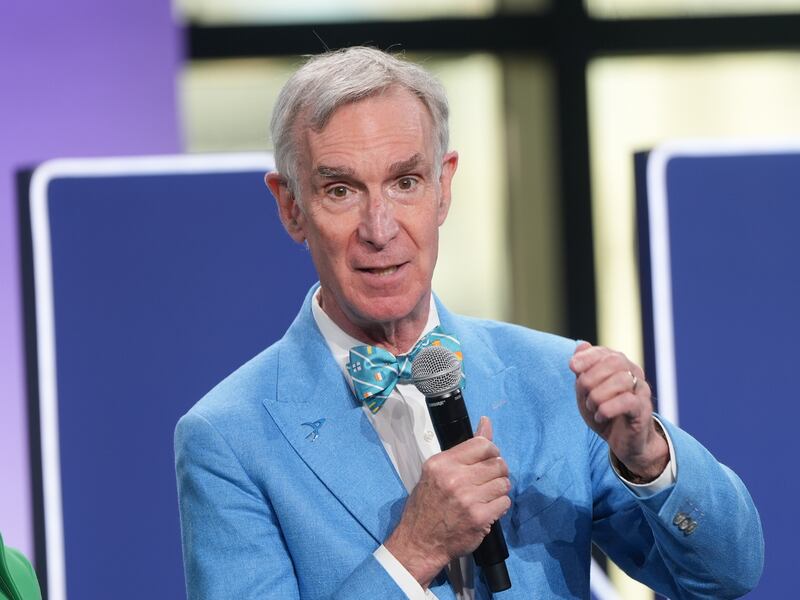 Bill Nye at the Global Citizen NOW event on April 30, 2025 in New York