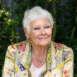 Dame Judi Dench at London's Chelsea Flower Shower in 2024.