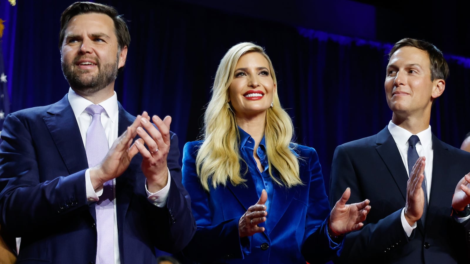 Ivanka Trump at her father’s 2024 victory rally in West Palm Beach.