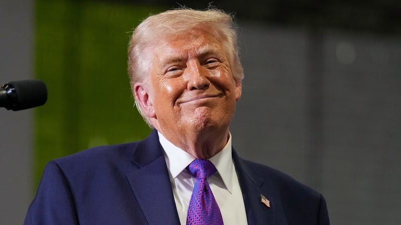 President Donald Trump, pictured March 11, argued oil prices going up is a good thing as costs surge due to his war in Iran.