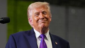 President Donald Trump, pictured March 11, argued oil prices going up is a good thing as costs surge due to his war in Iran.