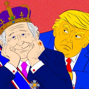 Prince Charles, Donald Trump illo