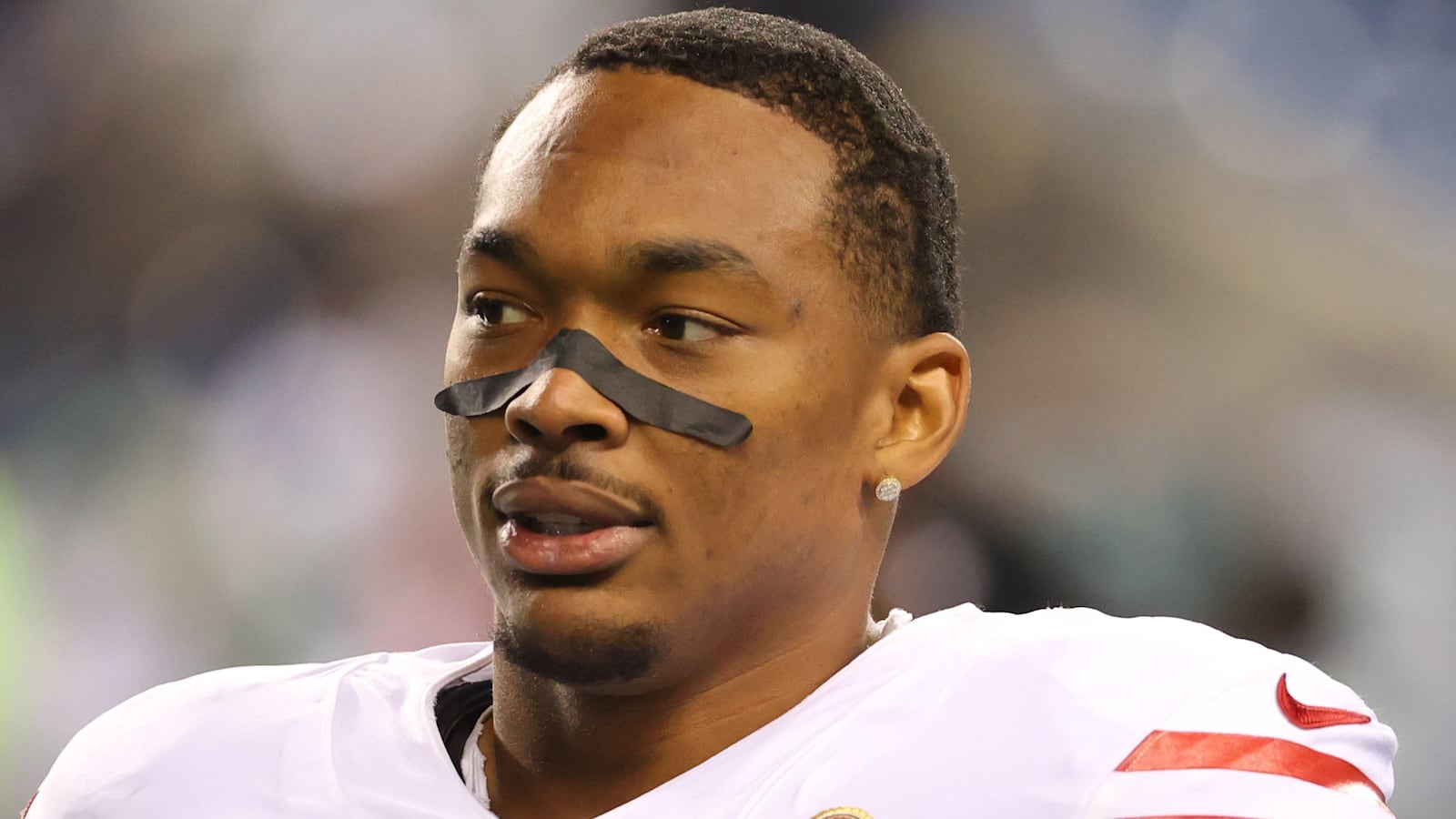 Deommodore Lenoir #38 of the San Francisco 49ers.