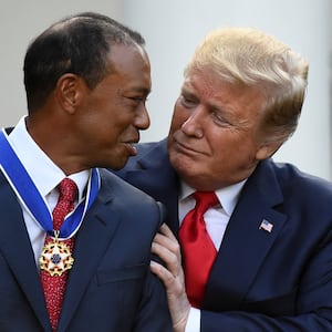 Tiger Woods, Donald Trump