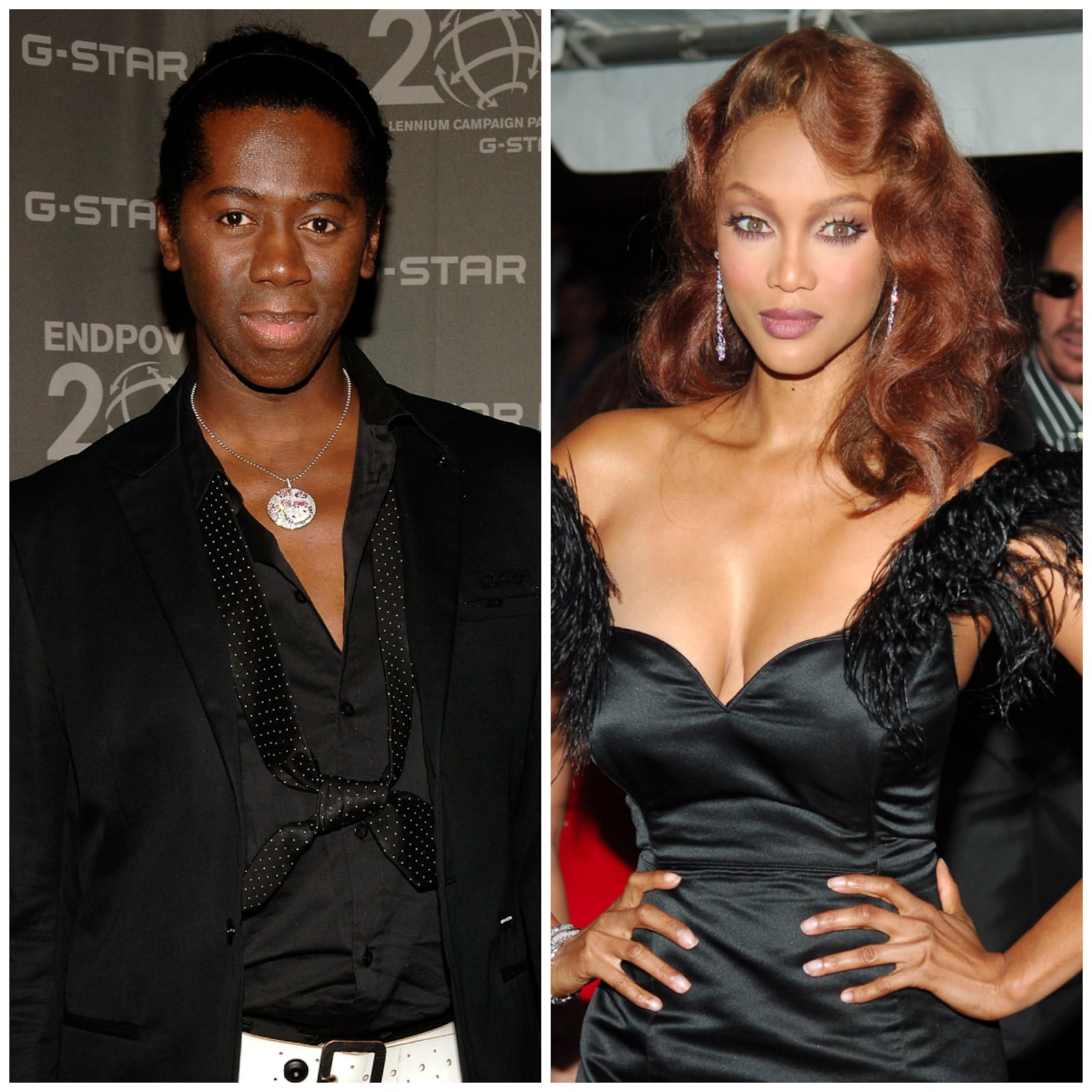 "America's Next Top Model" judge J. Alexander and host Tyra Banks.