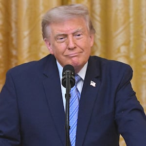President Donald Trump speaks about election security during a primetime address from the East Room of the White House in Washington, D.C., on July 16, 2026, in which he stopped short of his unsubstantiated claims he won the 2020 election but demanded the passage of the SAVE America Act.