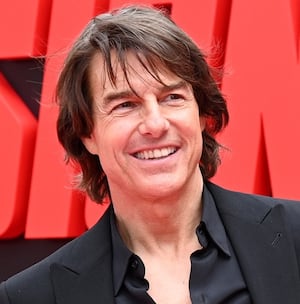 NEW YORK, NEW YORK - MAY 18: Tom Cruise arrives at the US Premiere of "Mission: Impossible – The Final Reckoning" at Lincoln Center Plaza in New York, New York on May 18, 2025. (Photo by Bryan Bedder/Getty Images for Paramount Pictures)