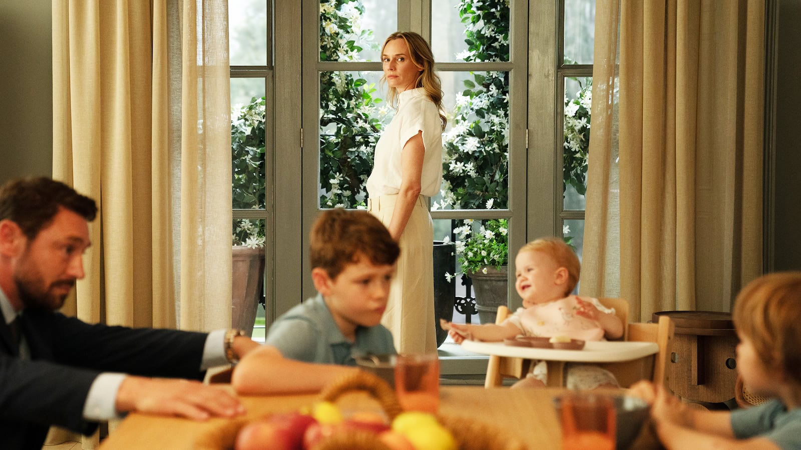 JJ Feild, Jago, Diane Kruger, Petra, and Jax in Little Disasters.