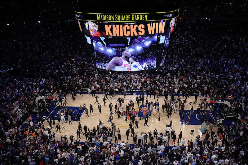 Knicks victory over the Spurs