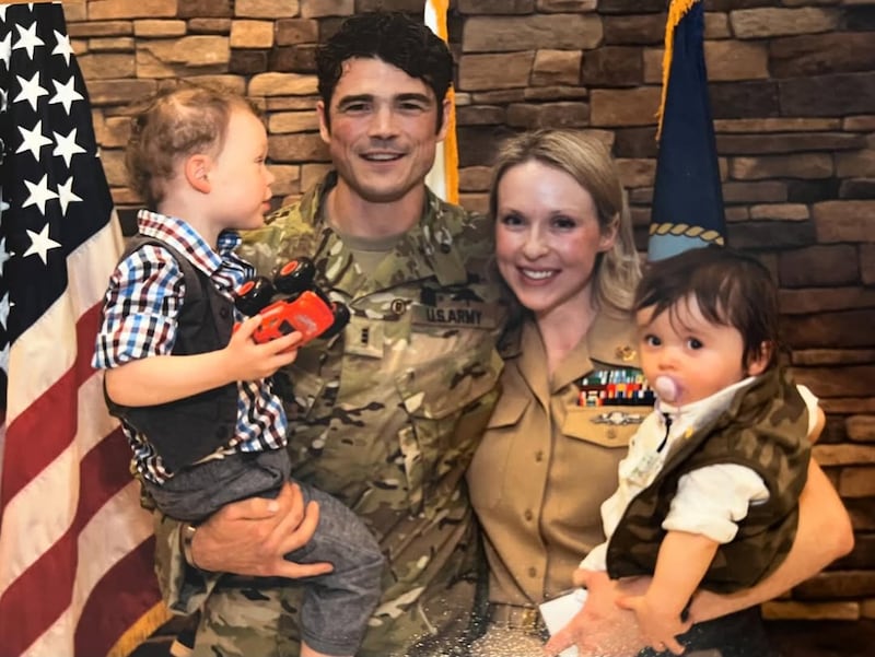 Kent’s wife, Shannon, worked as a Navy linguist supporting special operations forces in Syria when she was killed at the age of 35 in Syria.