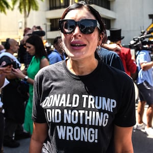 Laura Loomer, a right wing pundit and supporter of U.S. President Donald Trump