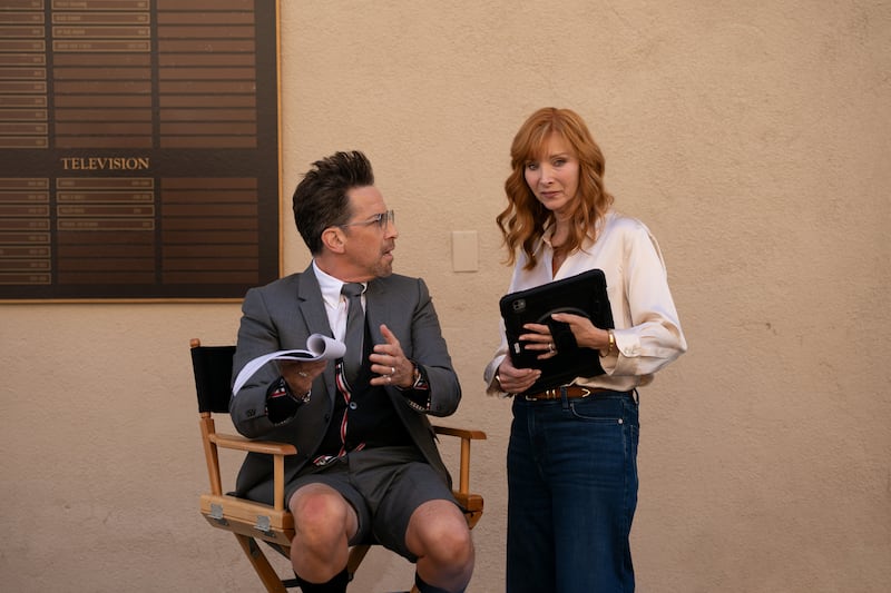 Dan Bucatinsky and LIsa Kudrow in "The Comeback"