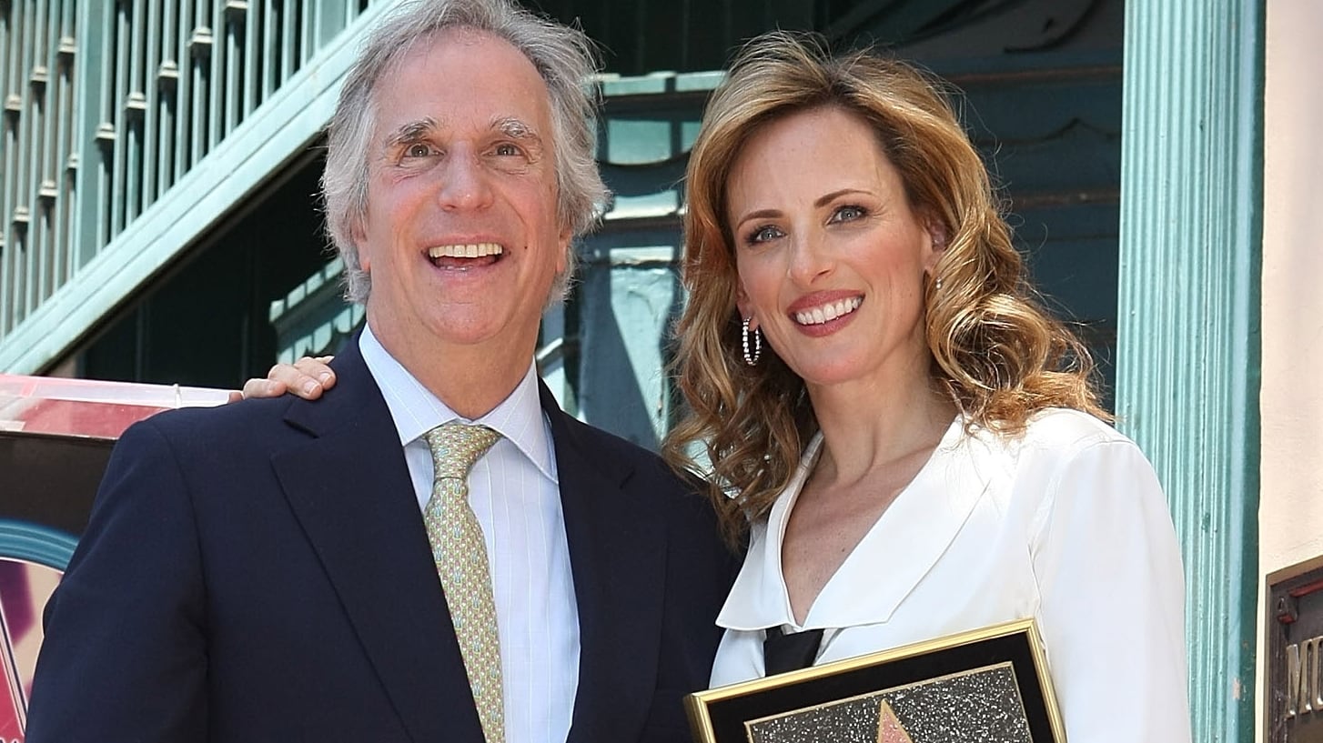 Henry Winkler and Marlee Matlin