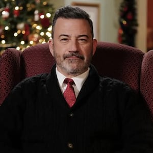 Jimmy Kimmel hosts The Alternative Christmas Message on the U.K.'s Channel 4.