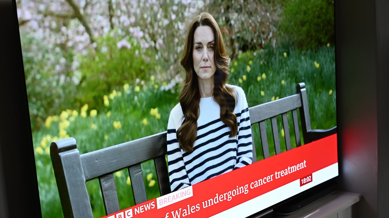 Getty Images was forced to address a mysterious caption it placed on a video of Kate Middleton announcing her cancer diagnosis in March.