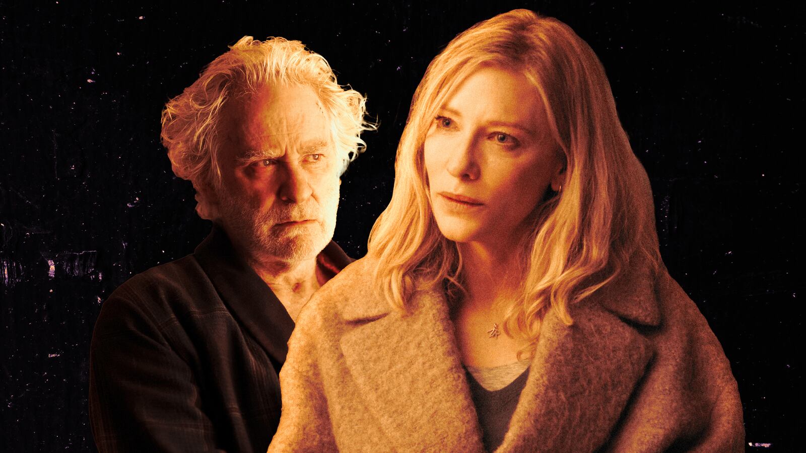 A photo illustration of Kevin Kline and Cate Blanchett in Disclaimer.