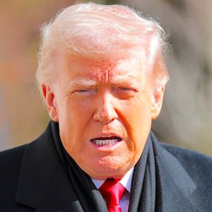 President Donald Trump departs the White House on January 27, 2026 in Washington, DC.