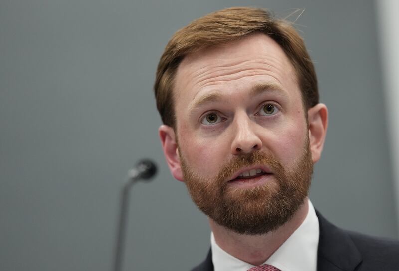 WASHINGTON, DC - MAY 15: Federal Trade Commission Chairman Andrew Ferguson testifies before the House Appropriations Committee Subcommittee on Financial Services and General Government in the Rayburn House Office Building on May 15, 2025 in Washington, DC. The Subcommittee held an oversight hearing on the U.S. Federal Trade Commission. (Photo by Kevin Dietsch/Getty Images)