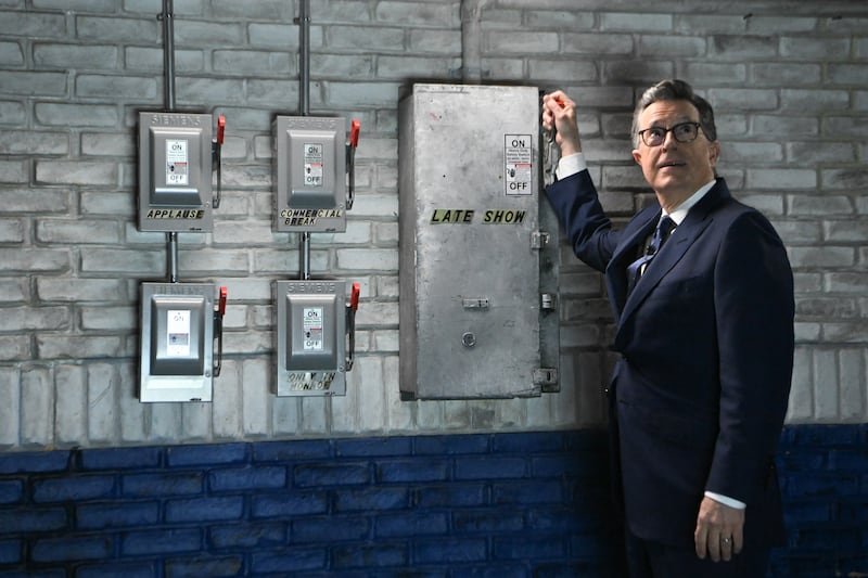 Stephen Colbert on the CBS series The Late Show with Stephen Colbert,