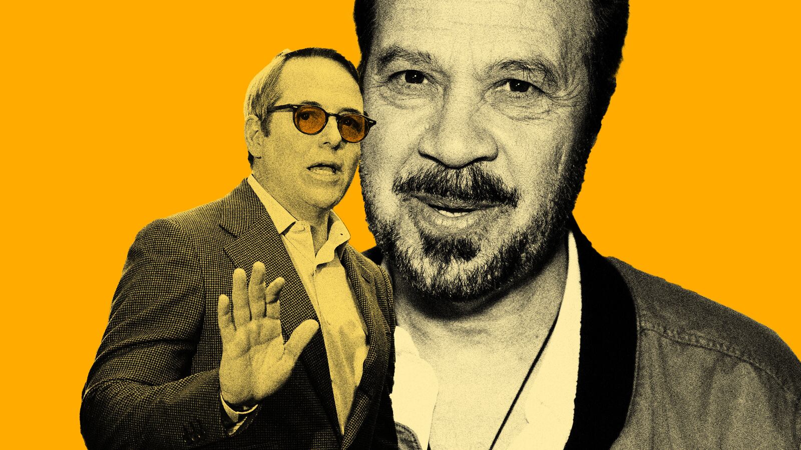 Photo illustration of Edward Zwick and Matthew Broderick