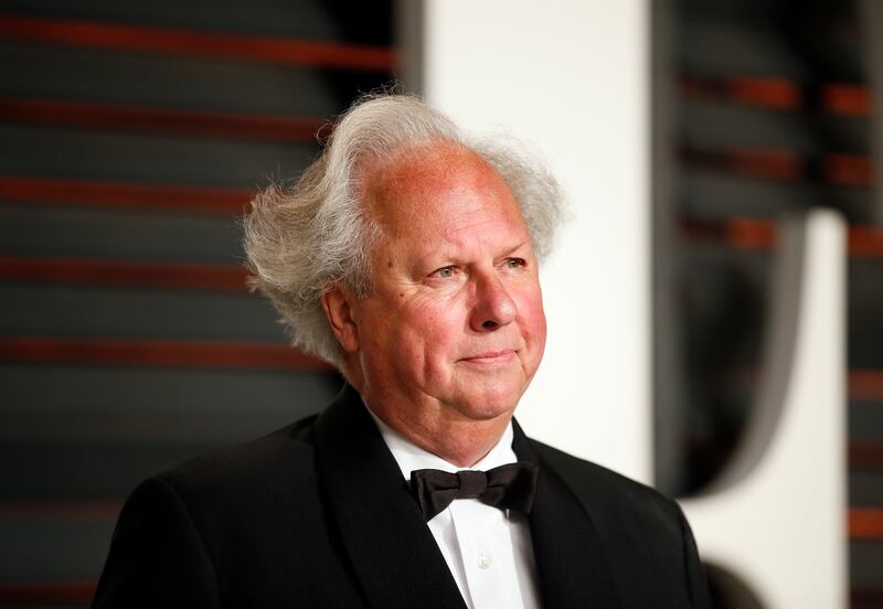 Graydon Carter arrives at the 2015 Vanity Fair Oscar Party in Beverly Hills, California February 22, 2015.