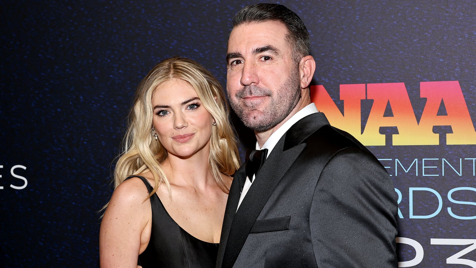 Kate Upton and Justin Verlander on the red carpet in 2023.