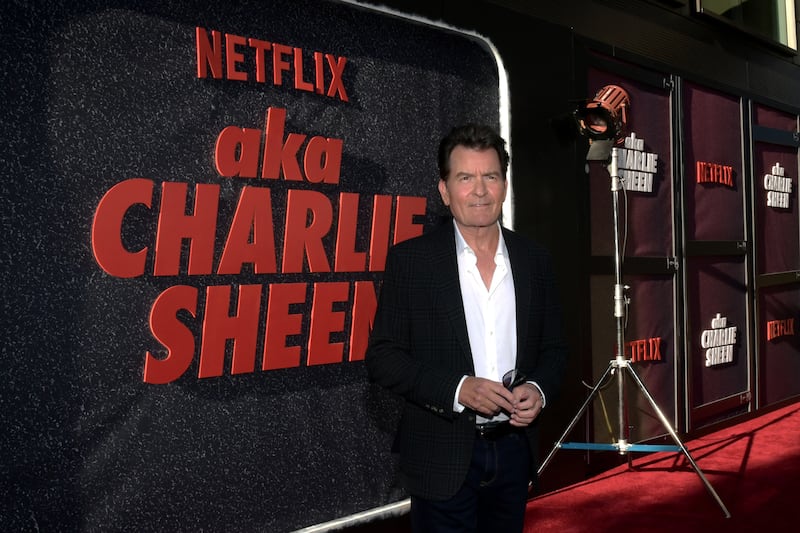 HOLLYWOOD, CALIFORNIA - SEPTEMBER 04: Charlie Sheen attends the Netflix "aka Charlie Sheen" Premiere at TUDUM Theater on September 04, 2025 in Hollywood, California. (Photo by Charley Gallay/Getty Images for Netflix)