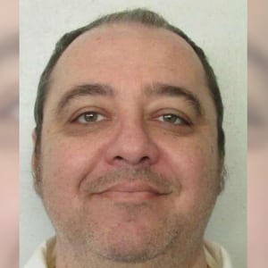 A mugshot of Kenneth Eugene Smith, 58. Alabama is looking to become the first state to ever execute a prisoner by forcing them to breathe pure nitrogen by putting Smith to death via nitrogen hypoxia.