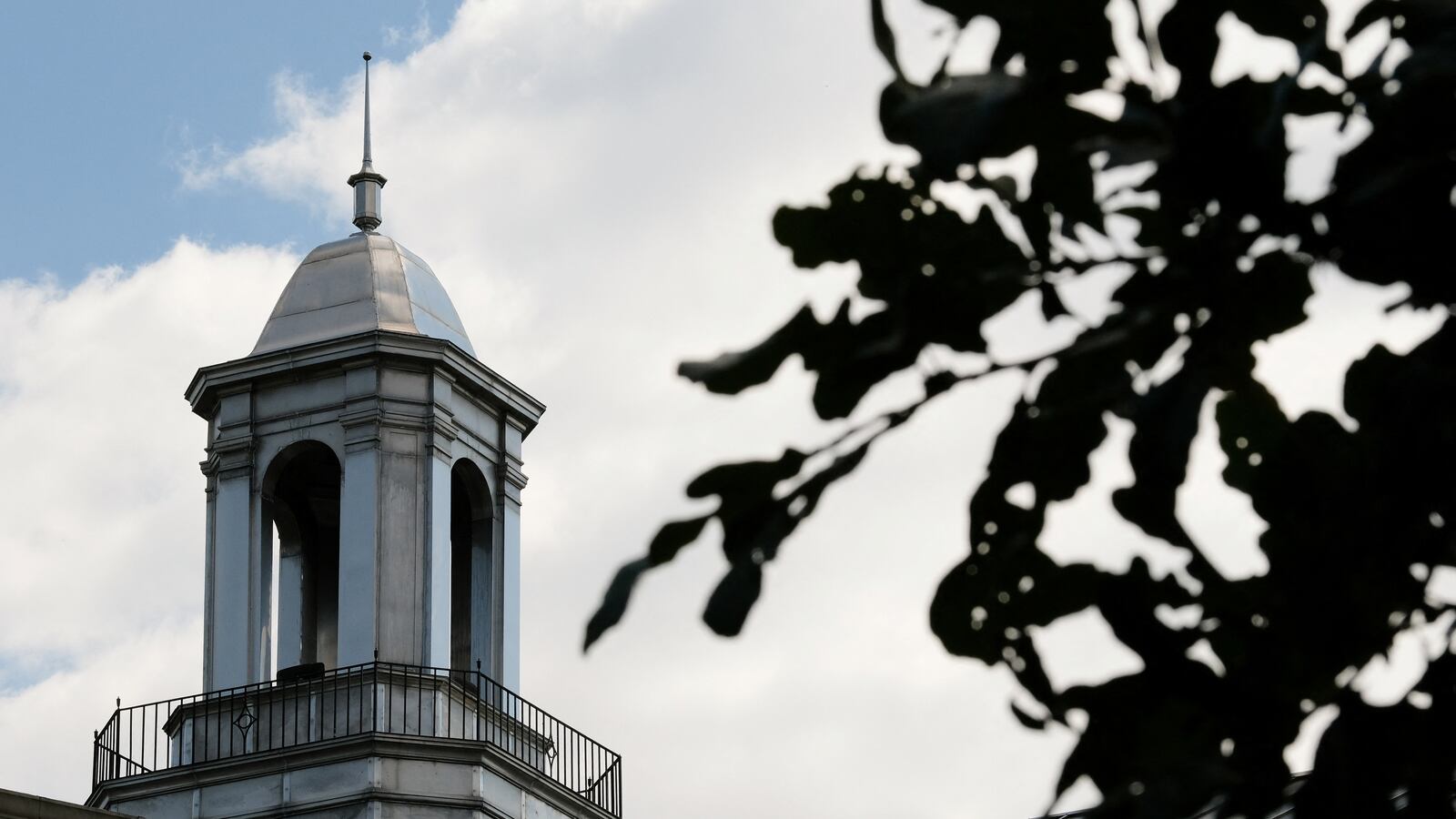 A view of the top of the Humanities Davis building on the campus of Tennessee State University, September 19, 2023.