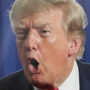 U.S. President Donald Trump reacts during a campaign rally for U.S. Senator Darline Graham (R-SC) at the Myrtle Beach Convention Center in Myrtle Beach, South Carolina, U.S., August 21, 2026. REUTERS/Evan Vucci
