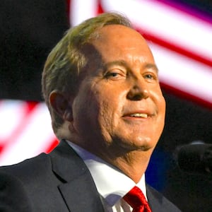 Texas Attorney General Ken Paxton, candidate for U.S. Senate, speaks at the Republican National Midterm Convention in Dallas, Texas, U.S., September 9, 2026.