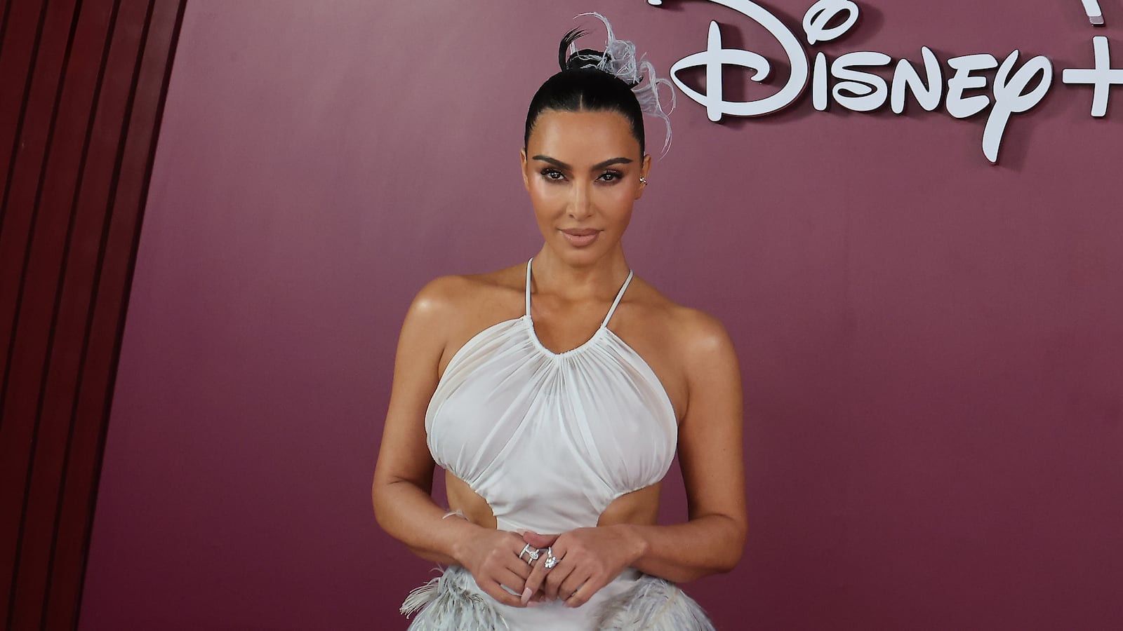 RIO DE JANEIRO, BRAZIL - NOVEMBER 10: Kim Kardashian attends the red carpet for the series 'All's Fair' by Disney+ at Teatro Copacabana Palace on November 10, 2025 in Rio de Janeiro, Brazil. (Photo by Wagner Meier/Getty Images for Disney+)