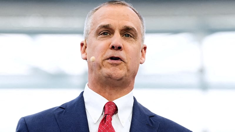 U.S. Chief of Staff of the Department of Homeland Security Corey Lewandowski speaks at the Conservative Political Action Conference, CPAC, in Jasionka, Poland, May 27, 2025.