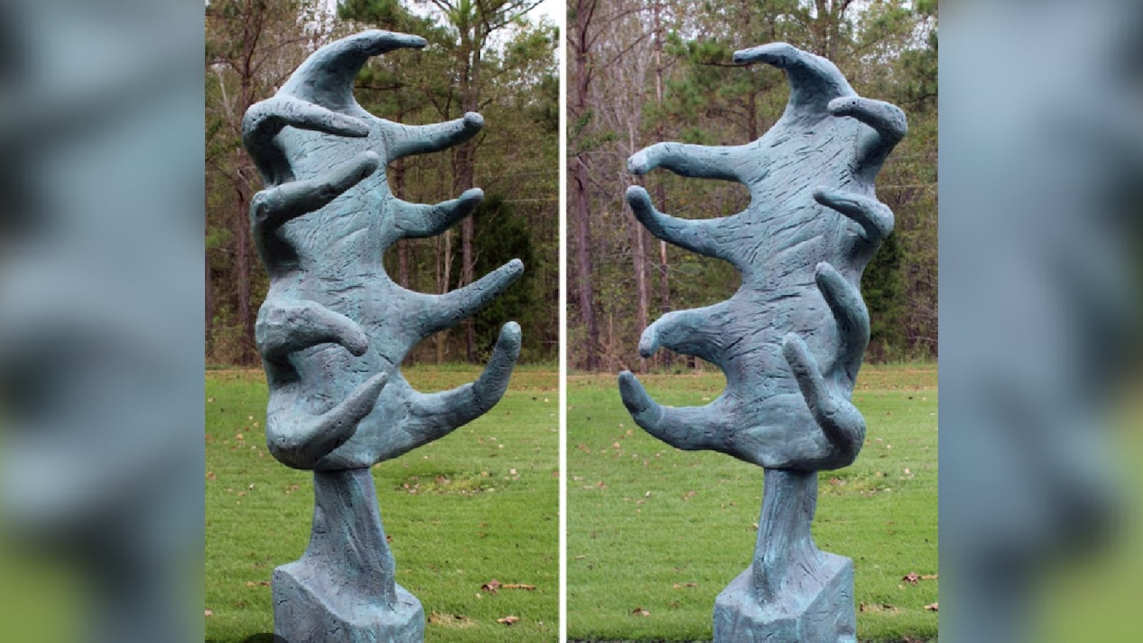 The 150-pound statue from the "Beetlejuice 2" set in Vermont that was stolen last week.