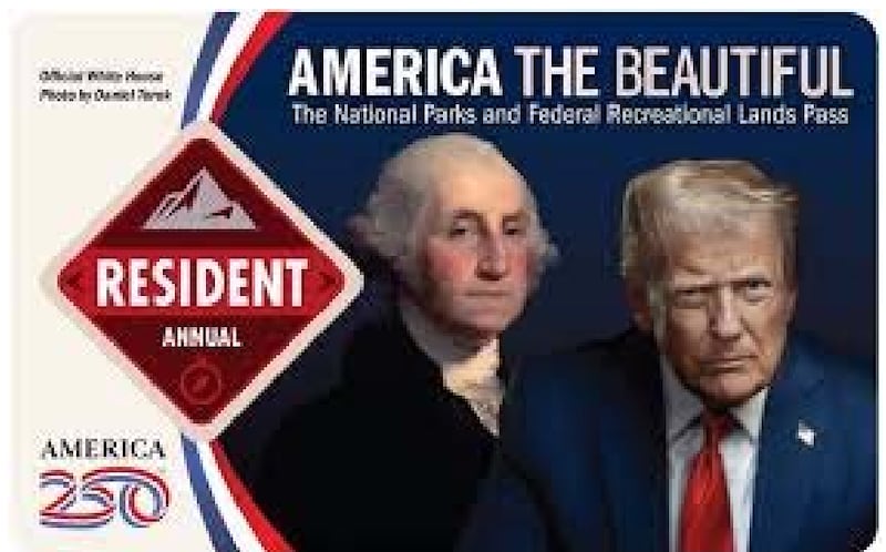 The government's proposed National Parks pass, which it is being sued over by the Center for Biological Diversity.