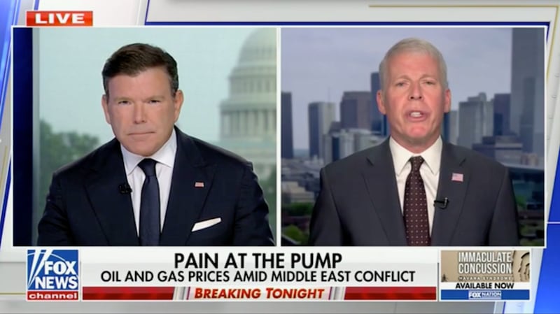 Bret Baier interviews Energy Secretary Chris Wright on Fox News.