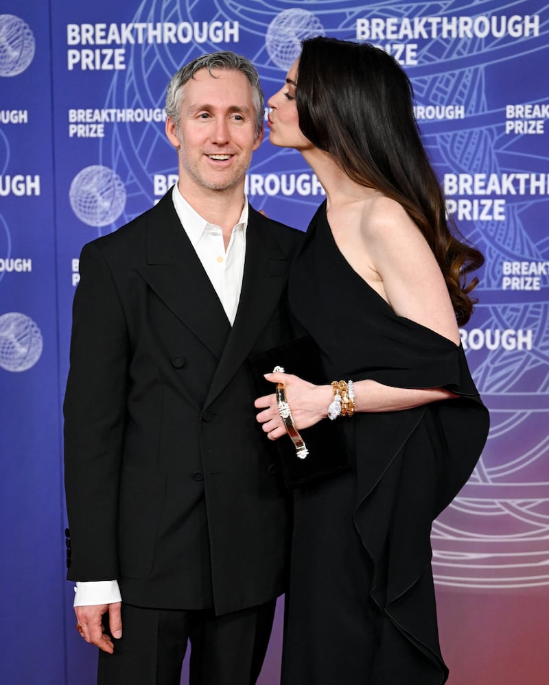 Adam Shulman and Anne Hathaway