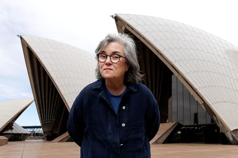 Rosie O'Donnell arrives in Australia ahead of her "Common Knowledge" show at the Sydney Opera House on October 06, 2025 in Sydney, Australia.