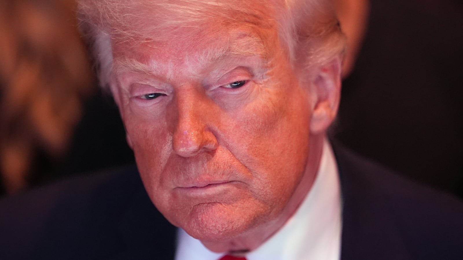 U.S. President Donald Trump attends UFC 327 at Kaseya Center on April 11, 2026 in Miami, Florida.