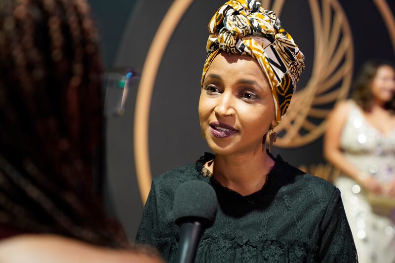 Ilhan Omar attends the Congressional Black Caucus Foundation annual Legislative Conference Phoenix Awards dinner at Walter E. Washington Convention Center on September 27, 2025 in Washington, DC.