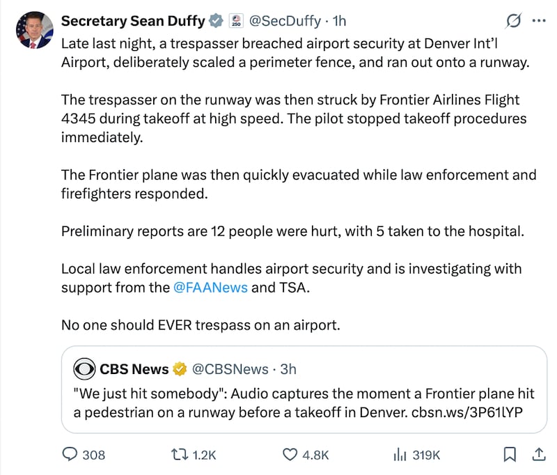Duffy tweet