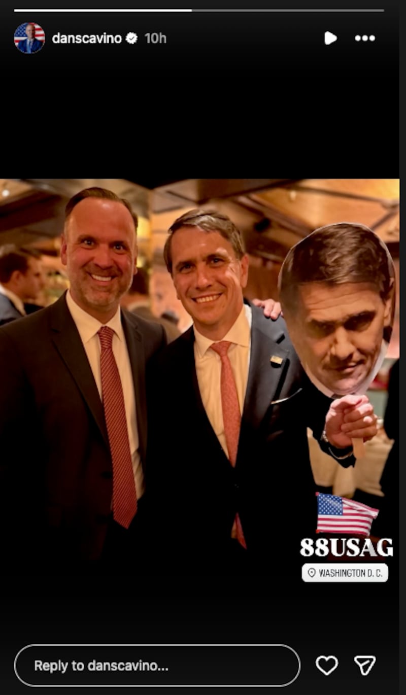 Dan Scavino and Todd Blanche
