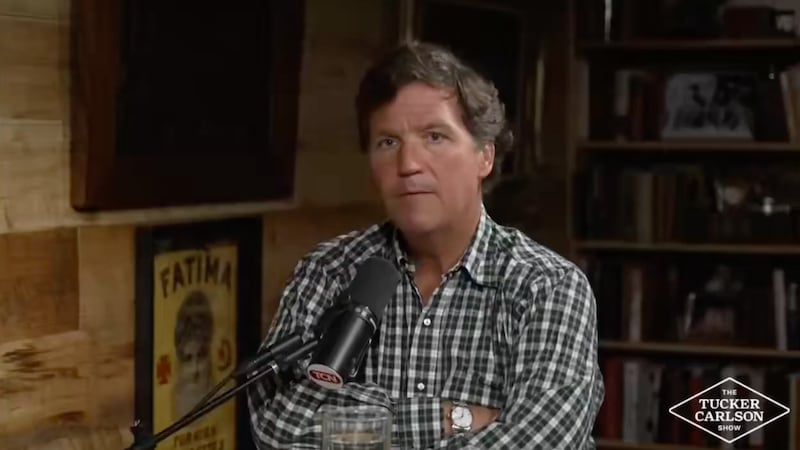 Carlson appeared contemplative when discussing his former support for Trump.