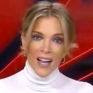 Megyn Kelly seen presenting her show.