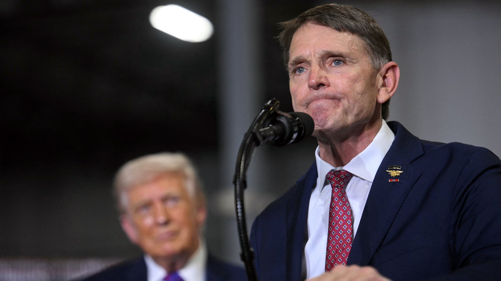 Farmer and former Navy SEAL Ed Gallrein is challenging Rep. Thomas Massie in the primary, but he remains relatively unknown and is trailing in the polls with six weeks to go despite Trump's backing.